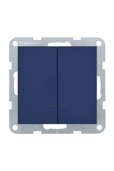 PANASONIC Switch Mechanism with LED Karre Plus 55 Soft Touch Ocean