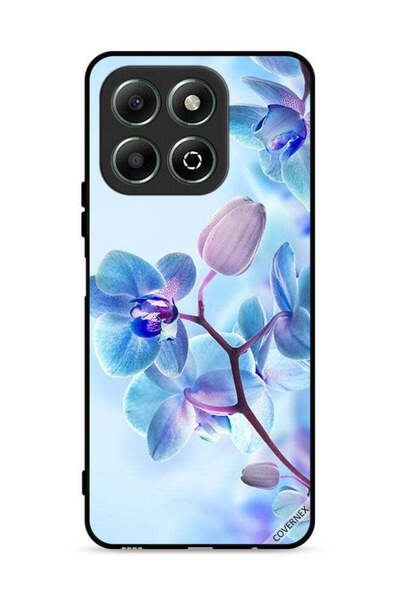 Covernex غطاء حماية لهاتف Honor X6b 4G بنقشة زهور الأوركيد