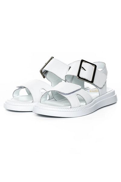FORMAZIONE Women's Sandals with Low Sole K246-1 White |