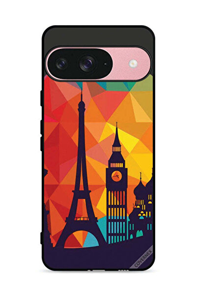 Covernex غطاء حماية لجهاز Google Pixel 9 بنمط باريس الملون