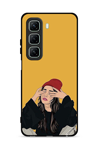 Covernex غطاء حماية لهاتف Infinix Hot 50 5G برسومات فتاة حزينة