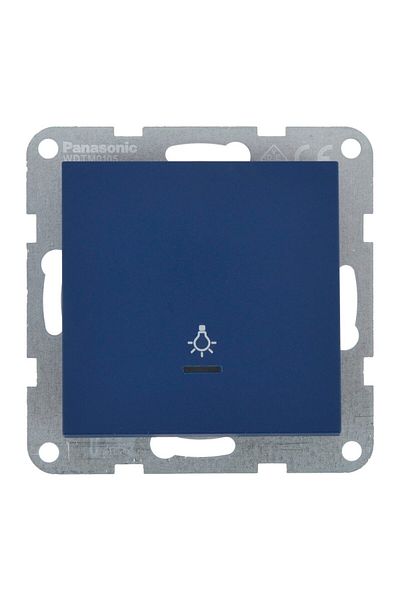 PANASONIC Mechanism for Stair Lighting Switch with LED and Return Karre Plus 55 Soft Touch Ocean