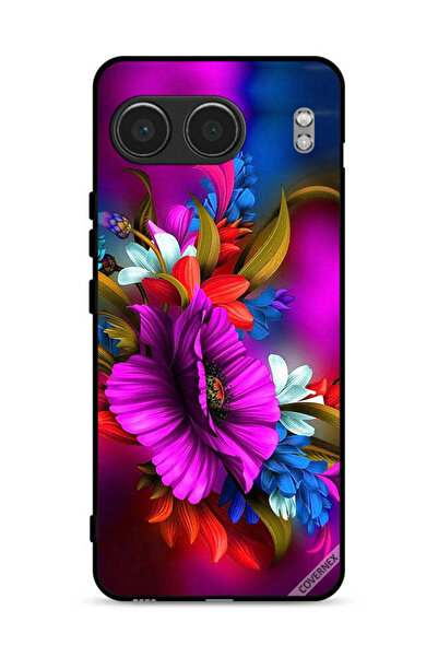 Covernex غطاء حماية لهاتف OnePlus Nord 4 5G برسومات زهور عالية الدقة