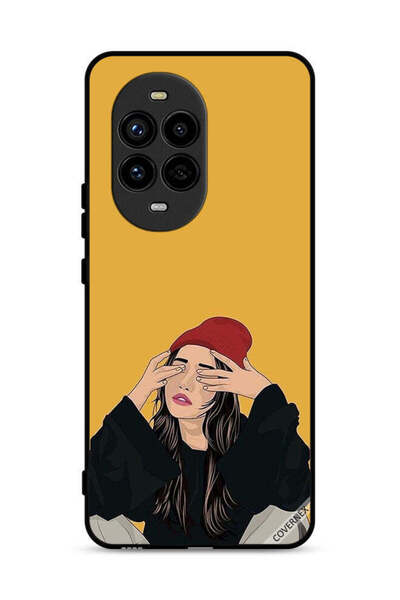 Covernex غطاء حماية لهاتف هواوي نوفا 13 برو 5G، رسم فتاة حزينة