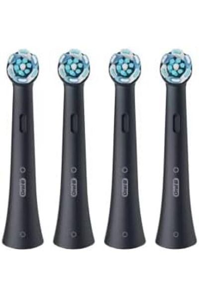 Oral-B iO Ultimate Clean Black Toothbrush Heads, Pack of 4 Counts