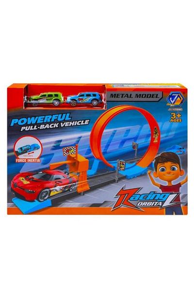 Komazi Racing Track with Accessories KOMAZI®, 3+, Multicolor, Plastic