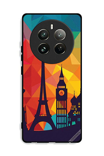 Covernex غطاء حماية لجهاز Realme 12 Pro 5G بنمط باريس الملون