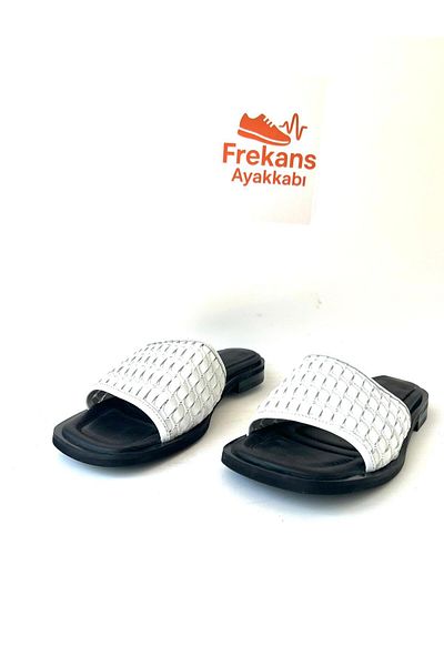 NEWGÜLTEKİN Genuine Leather Hand-Stretched Comfortable Musk Light Slippers