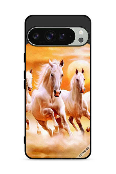 Covernex غطاء حماية لهاتف Google Pixel 9 Pro بتصميم خيول تركض