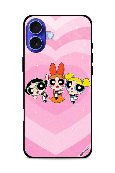 Covernex غطاء حماية لجهاز آيفون 16 من آبل - رسوم متحركة للفتيات القويات