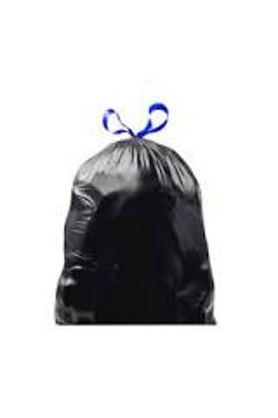 iplast iPlast: 55 Gallon Tie Garbage Bags (Thick): Wholesale (10 Rolls): 90 Bags