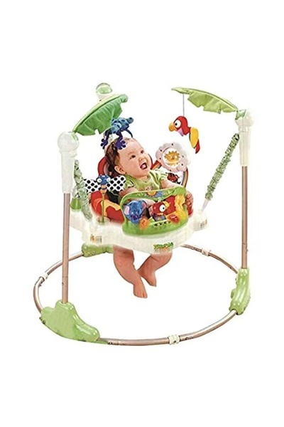 rexa مشاية أطفال قابلة للتعديل مع مقعد وقافزة - 32×37×32 سم