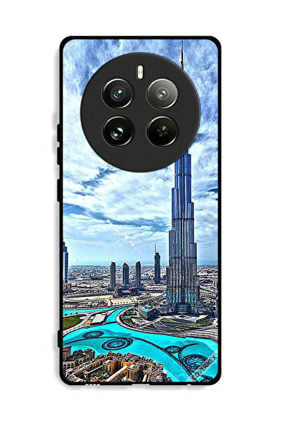 Covernex غطاء حماية لهاتف Realme 12 Pro Plus 5G بتصميم برج خليفة مع سحب مؤثرة