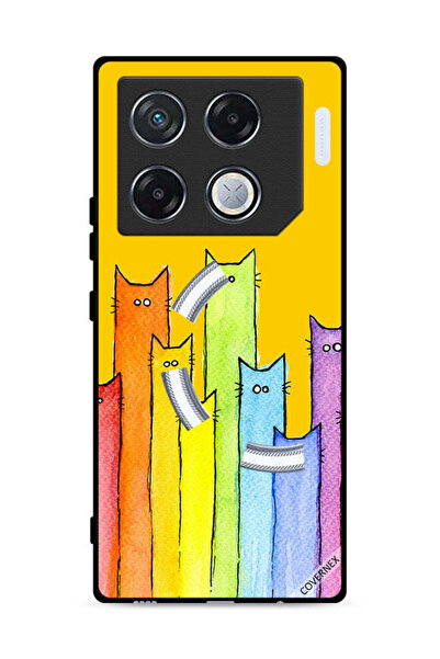 Covernex غطاء حماية لهاتف Infinix GT 20 Pro 5G برسومات قطة