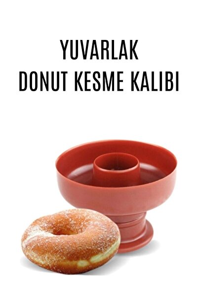 PudraLuna Donut Pişi Kurabiye Kalıbı Hamur işi Kek Şekillendirici kesici kalıp Aparatı