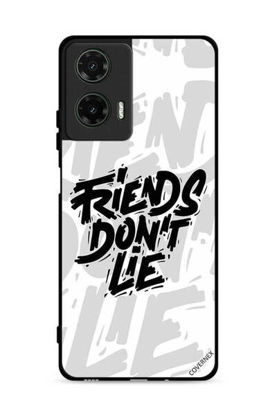 Covernex غطاء حماية لهاتف موتورولا موتو جي 35 5G - تصميم "أصدقاء الخط لا يكذبون"