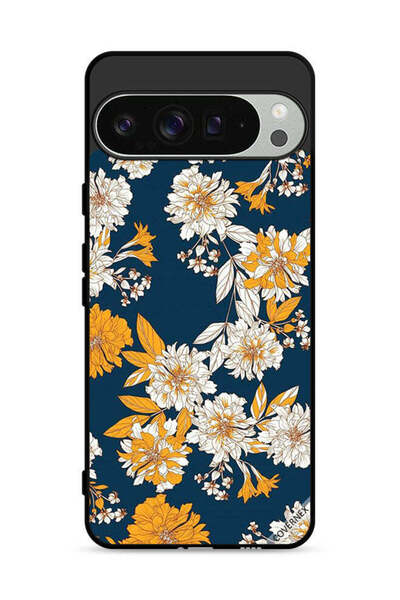 Covernex غطاء حماية لهاتف Google Pixel 9 Pro XL بخلفية زهور وأوراق