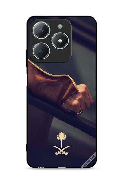 Covernex جراب حماية لهاتف Realme C63 4G مع شعار المملكة العربية السعودية