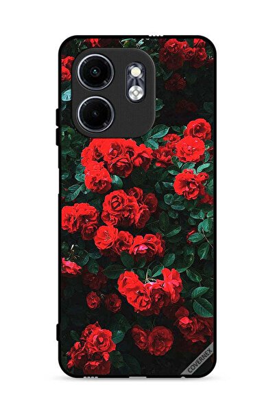 Covernex غطاء حماية لهاتف إنفينيكس سمارت 9 4G بطبعة حديقة الورود