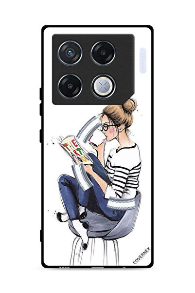 Covernex غطاء حماية لهاتف Infinix GT 20 Pro 5G بطبعة كتاب قراءة الفن