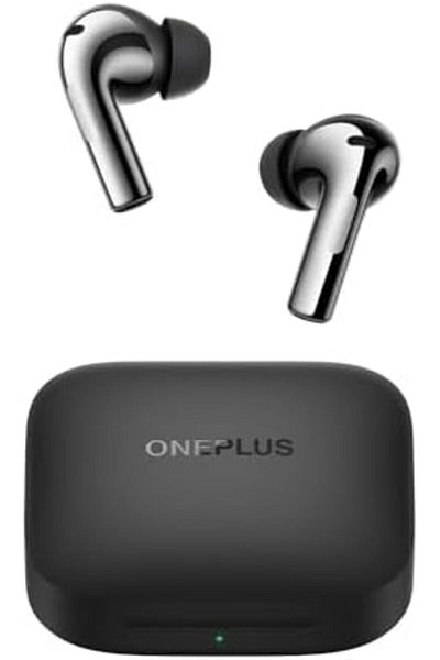Oneplus Buds 3, Metallic Gray, Deep Bass, ANC, Immersive Sound, Up to 44 Hour Playtime with Charging