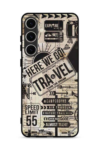 Covernex غطاء حماية لهاتف سامسونج جالكسي S24 FE 5G مطبوع عليه عبارة Here We G...