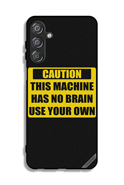 Covernex غطاء حماية لهاتف Samsung Galaxy M16 5G تحذير: هذا الجهاز لا يحتوي على دماغ استخدمه بنفسك