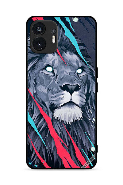 Covernex غطاء حماية لهاتف Nothing Phone (2) 5G بتصميم فن الأسد الملك