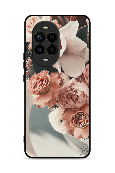 Covernex غطاء حماية لهاتف هواوي نوفا 13 برو 5G، باقة من أزهار الخوخ الجميلة