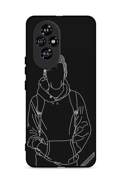 Covernex غطاء حماية لهاتف Honor 200 5G، رسم لشخصية جاكيت بوي