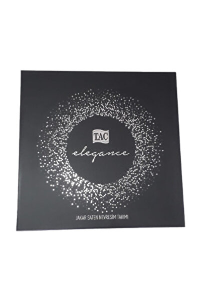 Taç Jacquard bed linen, luxury satin, 6 pieces TAC, Jakar Brinley White