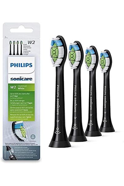 Philips Sonicare Optimal Whitening Black BrushSync Heads (Compatible with all Sonicare Handl