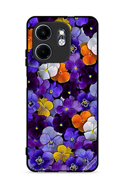 Covernex غطاء حماية لهاتف إنفينيكس سمارت 9 4G بنقشة زهور صغيرة