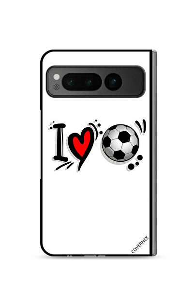Covernex غطاء حماية لهاتف جوجل بيكسل فولد 5G - أحب كرة القدم