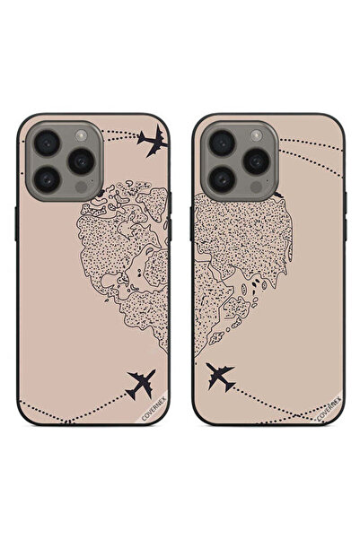 Covernex حافظتان واقيتان لهاتف Apple iPhone 15 Pro، أغطية خلفية بتصميم زوجين ...
