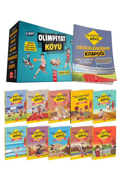 3K YAYIN Model Eğitim Yayınları OLİMPİYAT KÖYÜ Hikaye Serisi 10 Kitap 3.SINIF...