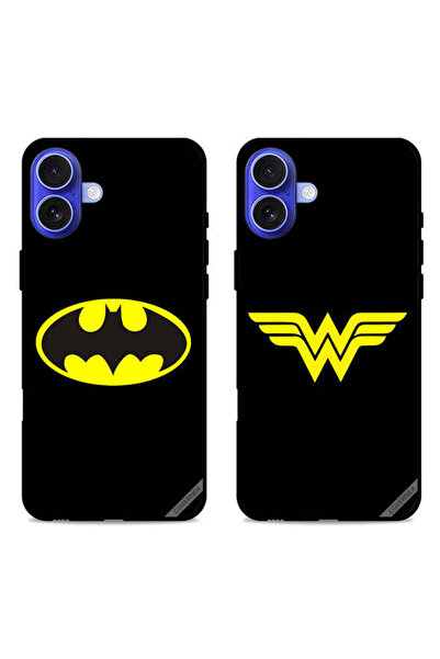 Covernex حافظتان لهاتف Apple iPhone 16، أغطية حماية، غطاء خلفي بطبعة باتمان و...