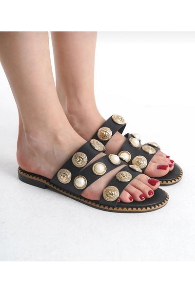 MİSS PARK MODA Pearl Women's Slippers