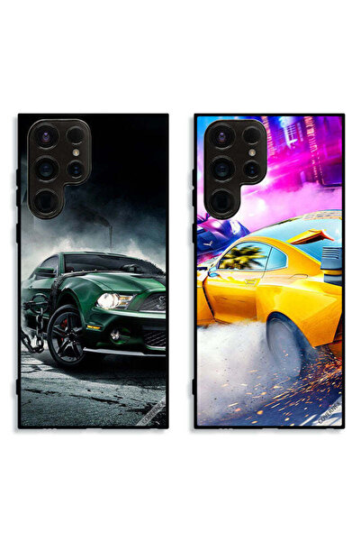 Covernex حافظتان لهاتف سامسونج جالاكسي S23 ألترا 5G بأغطية حماية بتصميم سيارة...