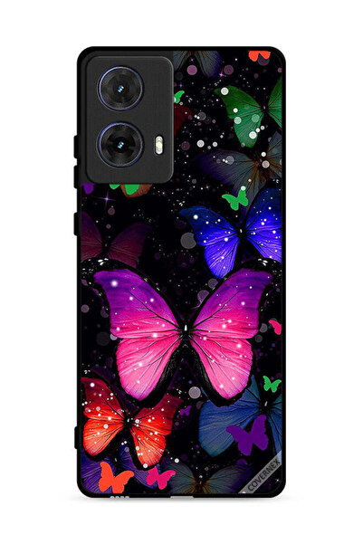 Covernex غطاء حماية لهاتف موتورولا موتو جي 85 5G بنقشة الفراشات