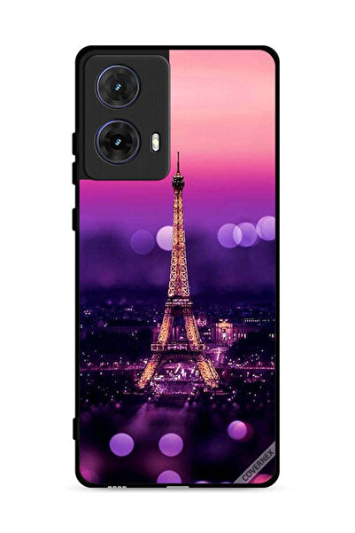Covernex غطاء حماية لهاتف موتورولا موتو جي 85 5G بتصميم برج إيفل