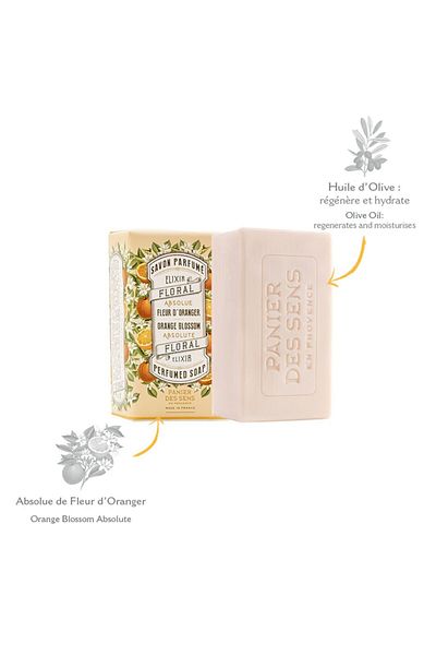 PANIER DES SENS صابون صلب معطر - زهر البرتقال 150 غرام