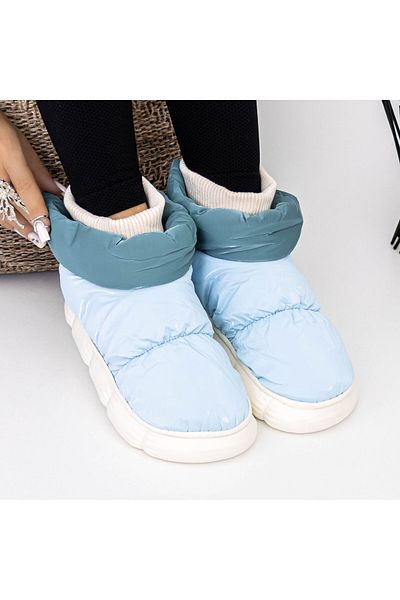 FASHION Ladies Slippers A-622 Blue |