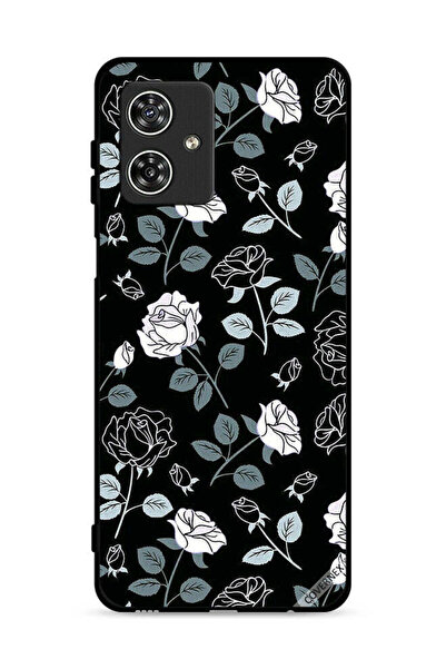 Covernex غطاء حماية لهاتف موتورولا موتو جي 54 5G بنقشة زهور