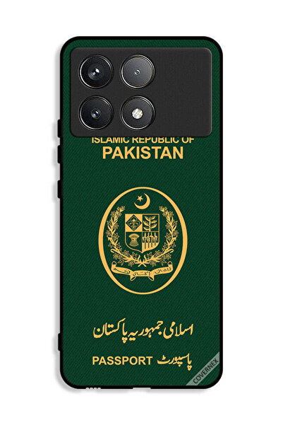 Covernex غطاء حماية لهاتف Xiaomi Redmi K70E 5G بنمط جواز سفر باكستاني