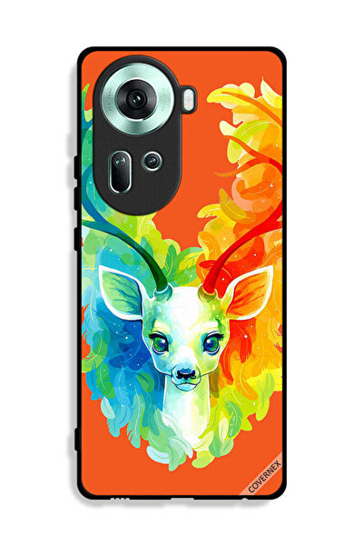 Covernex غطاء حماية لهاتف Oppo Reno11 5G بتصميم غزال ملون