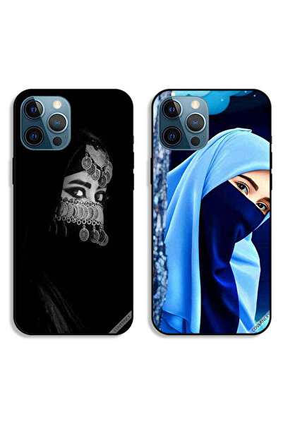 Covernex حافظتان لهاتف Apple iPhone 12 Pro، أغطية حماية عيون جميلة لفتاة محجبة