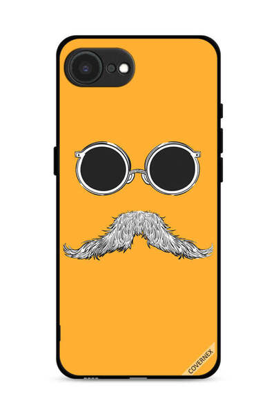 Covernex غطاء حماية لجهاز Apple iPhone 16e بتصميم نظارات وشارب