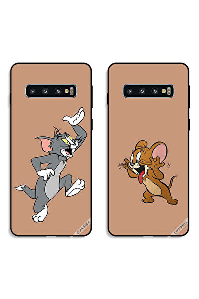 Covernex حافظتان لهاتف سامسونج جالاكسي S10 بلس، أغطية حماية خلفية بتصميم زوجي...