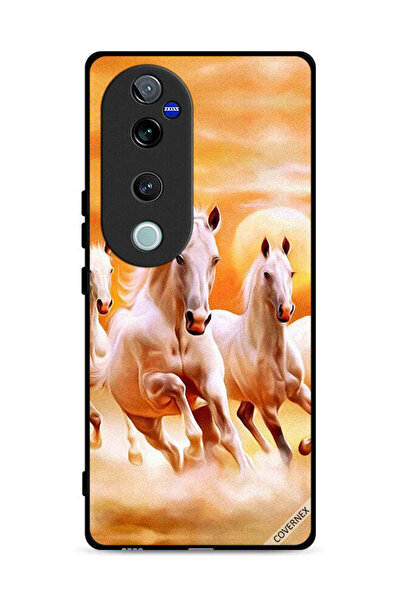 Covernex غطاء حماية لهاتف Vivo V40 Pro 5G بتصميم خيول تركض